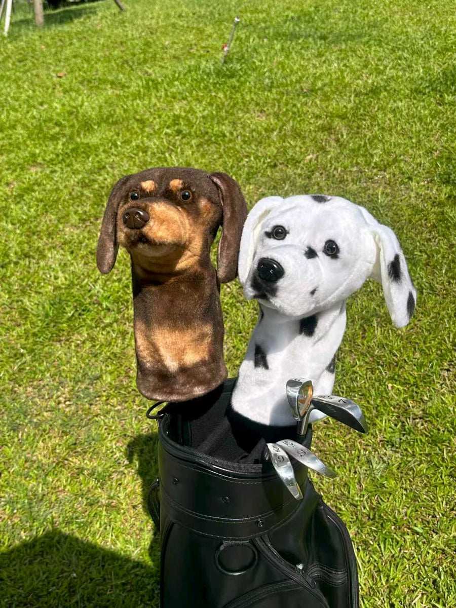 Custom Pet Golf Club Headcover – Personalized Plush Dog & Cat Golf Headcover From Your Photo