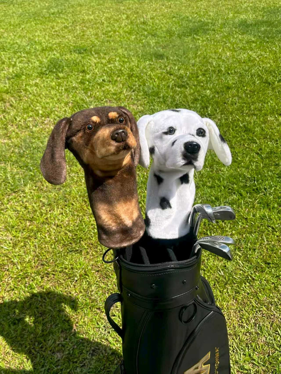 Custom Pet Golf Club Headcover – Personalized Plush Dog & Cat Golf Headcover From Your Photo