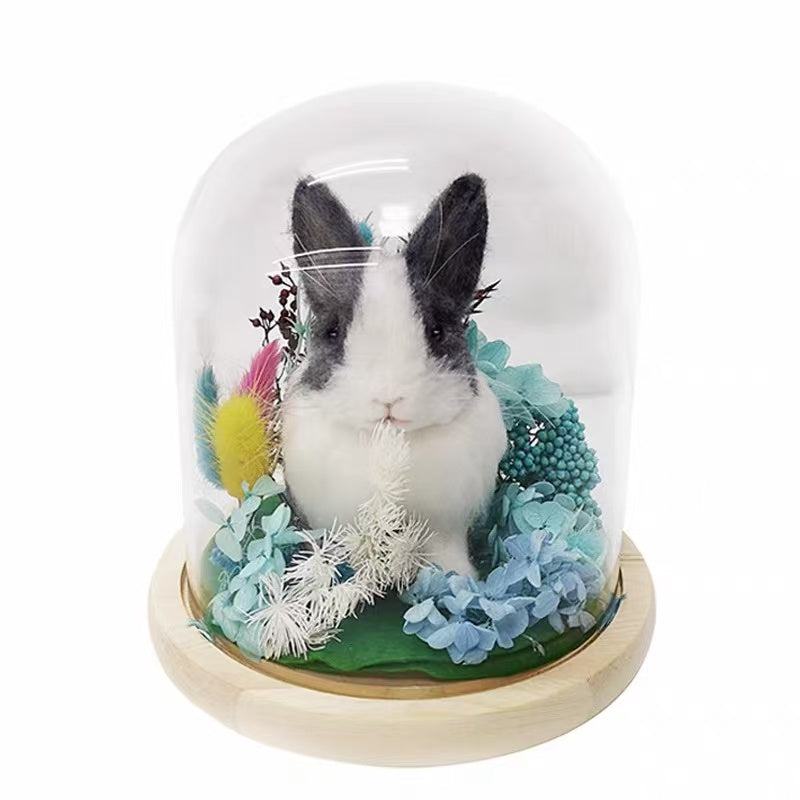Custom Wool Felt Rabbit Doll — Handheld Miniature Companion