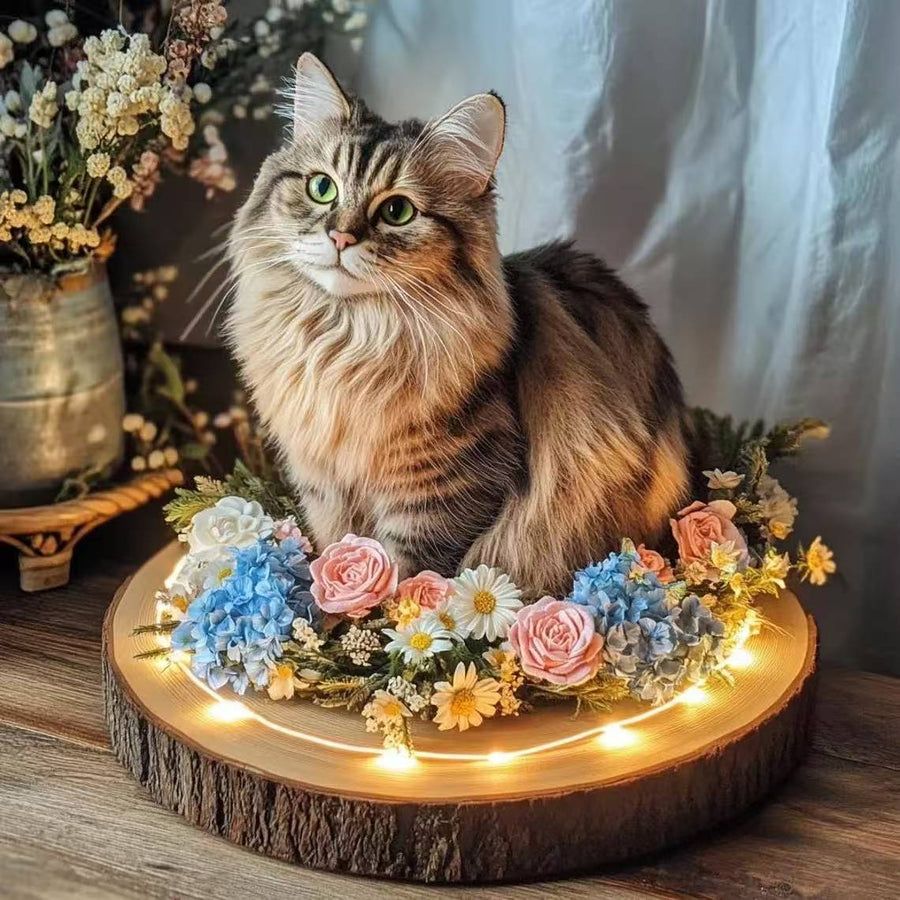 Bespoke 3D Full-Body Cat Sculpture - Handmade Wool Felted Pet Loss Memorial Keepsake