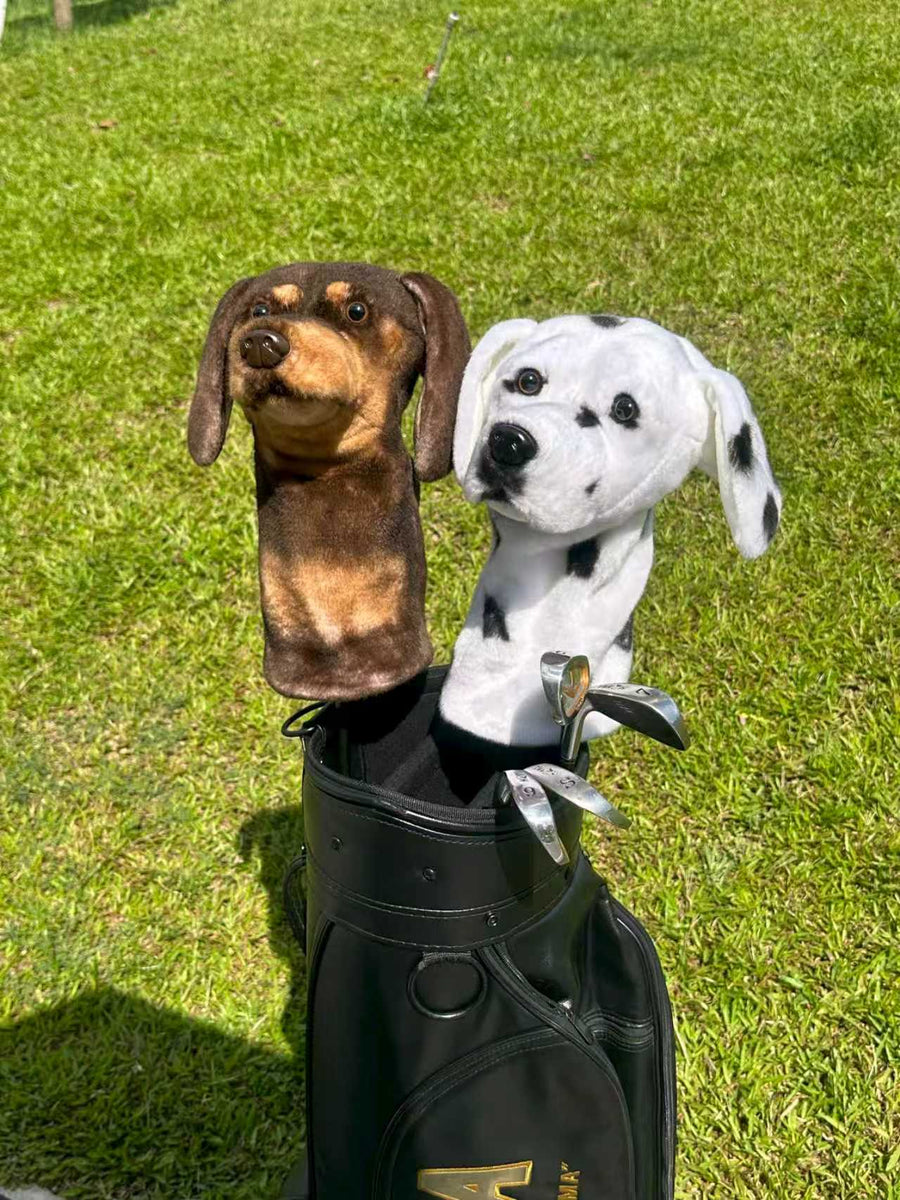 Custom Pet Golf Club Headcover – Personalized Plush Dog & Cat Golf Headcover From Your Photo