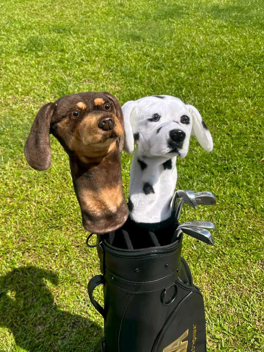 Custom Pet Golf Club Headcover – Personalized Plush Dog & Cat Golf Headcover From Your Photo